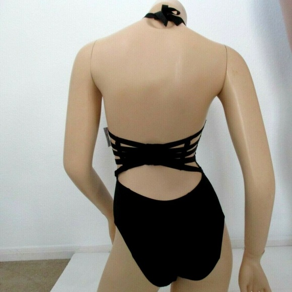 Cage Rage Halter Teddy Babydoll Frederick's of Hollywood - Picture 3 of 8